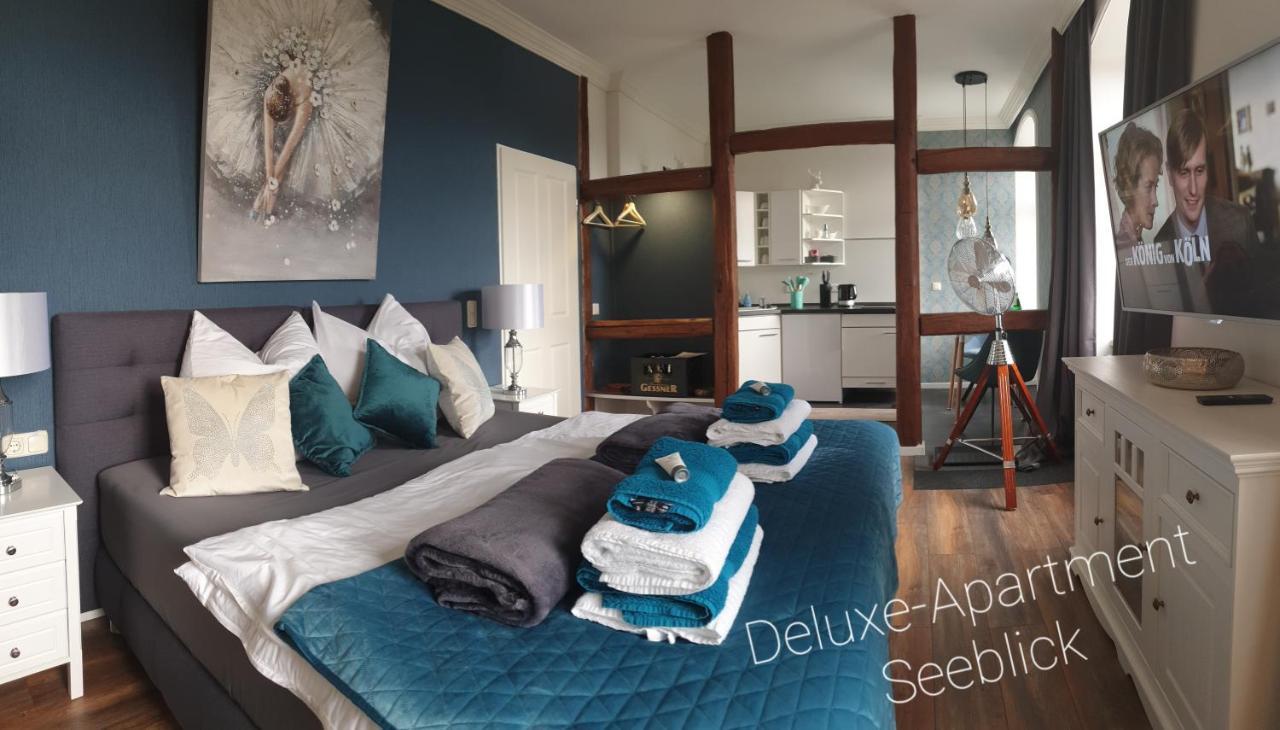 Luna Et Sol - Haus Am See Seeblick-Apartment Seehausen  Eksteriør bilde